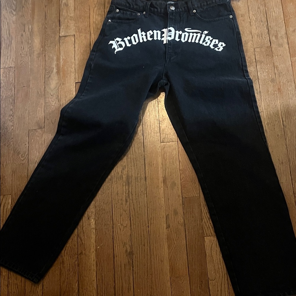 Ed Hardy Black Relaxed Men Jeans from Zumiez